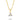 Collier Anhänger 3 Zirkonia Gold 585/000