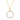 Collier mit Anhänger Kreis 26 Zirkonia Gold 585/000