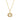 Collier mit Anhänger Circles 14 Zirkonia Gold 585/000