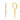 Klappcreolen Stab 13/1.7mm mit 38 Zirkonia Gold 585/000