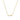 Collier mit Anhänger 5 Zirkonia Gold 585/000