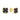 Ohrstecker Kleeblatt Lack schwarz Gold 585/000