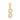 Anhänger Infinity 17 Zirkonia Gold 585/000