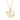Amor Zircon Heart Halskette | 18K vergoldet