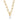Perl Paper clip Halskette | 18K vergoldet