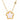 White 5-Leaf Flower Zirkon Halskette | 18K vergoldet