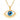 Blue Evil Eye Halskette | 18K vergoldet