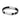 Frank 1967 Armband Echt Leder schwarz mit Schild Edelstahl