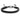 Frank 1967 Armband 2-rhg. Achat schwarz 4mm breit Edelstahl