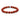 Frank 1967 Armband roter Keramikstein 8mm breit
