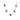 Clover Halskette - Dunkelblau | 18K vergoldet