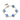Clover Armband – Himmelblau | 18K vergoldet