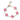 Clover Armband – Pink | 18K vergoldet