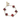 Clover Armband – Rot | 18K vergoldet