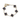 Clover Armband – Schwarz | 18K vergoldet