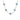 Clover Halskette - Himmel Blau | 18K vergoldet