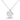Lovebird Collier Herz mit Zirkonia Silber 925/000