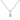 Lovebird Collier mit Zirkonia 101 Facetten 5mm Silber 925/000