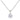 Lovebird Collier mit Zirkonia 101 Facetten 7mm Silber 925/000