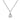 Lovebird Collier mit Zirkonia 101 Facetten 5mm Silber 925/000