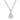 Lovebird Collier mit Zirkonia 101 Facetten 6mm Silber 925/000