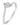 Lovebird Damenring mit Zirkonia 101 Facetten Silber 925/000