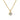 Lovebird Collier mit Brillant 0.10 ct. Gelbgold 585/000