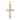Lovebird Anhänger Kreuz mit Brillant 0.08 ct. Gelbgold 585/000
