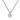 Lovebird Collier mit Brillant 0.20 ct. Weißgold 585/000