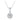 Lovebird Collier mit 13 Zirkonia Silber 925/000