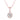 Lovebird Collier mit 13 Zirkonia Silber 925/000 rosé vergoldet