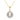 Lovebird Collier mit SWZP und 16 Zirkonia Silber 925/000 vergoldet