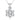Lovebird Collier mit 7 Zirkonia Silber 925/000