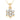 Lovebird Collier mit 7 Zirkonia Silber 925/000 vergoldet