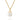 Lovebird Collier mit Süßwasser-Zuchtperle 7.5-8mm Silber 925/000 vergoldet