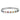 Lovebird Armreif mit 9 Zirkonia Rainbow Edelstahl IPS
