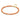 Lovebird Fußkette mit Achat orange Edelstahl IPG