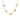 Clover Halskette - Orange | 18K vergoldet