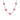 Clover Halskette - Pink | 18K vergoldet